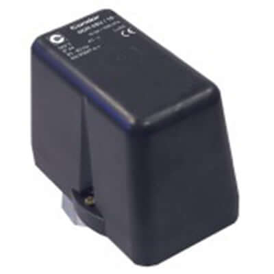 MDR4 Pressure switch from Condor USA, designed for 3-phase systems with a max cut-out pressure of 16 bar.